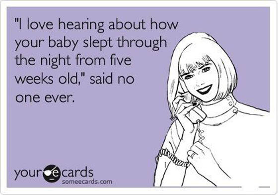 sleeping through the night