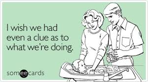 no clue what we're doing